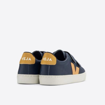 Veja BABY Esplar Velcro Leather Nautico Moutarde - Studio Play