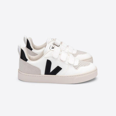 Veja BABY Small V - 10 Velcro CWL White Black - Studio Play