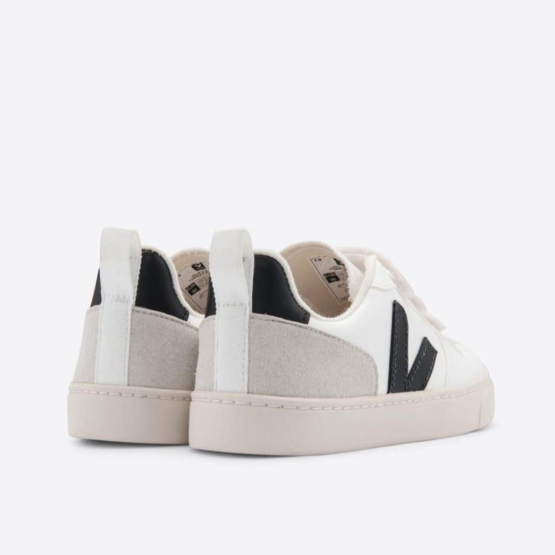 Veja BABY Small V - 10 Velcro CWL White Black - Studio Play