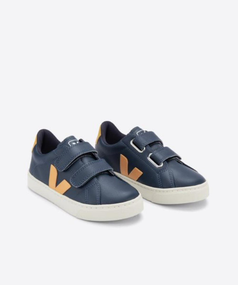 Veja Esplar Velcro Leather Nautico Moutarde
