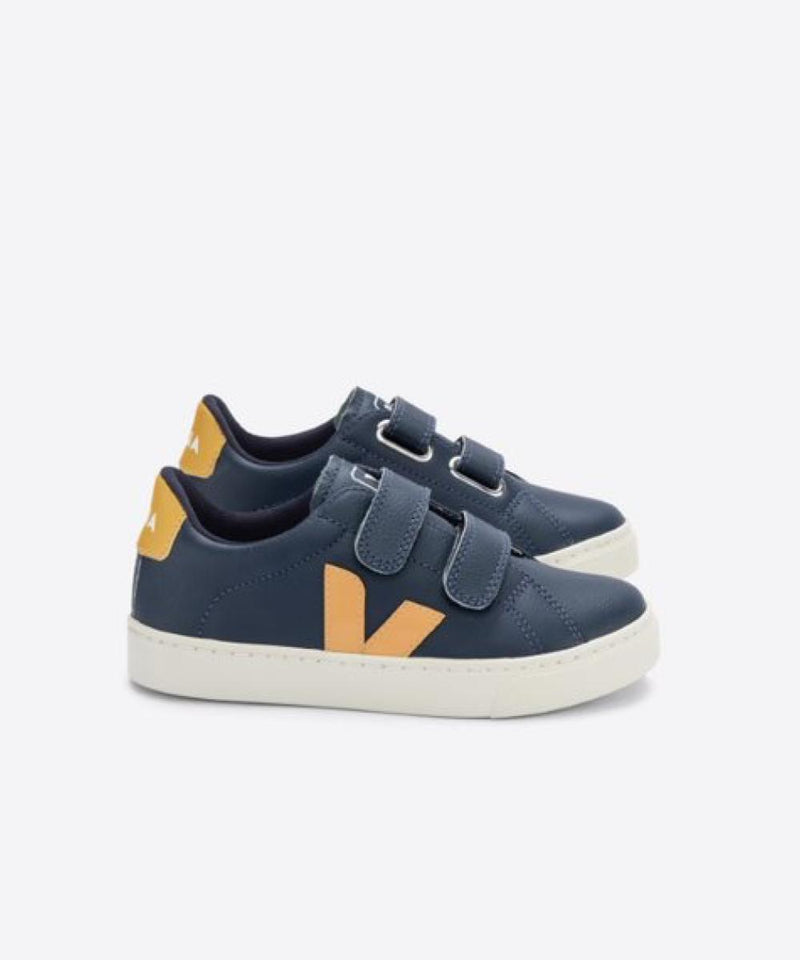 Veja Esplar Velcro Leather Nautico Moutarde