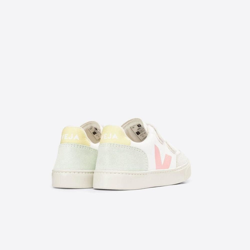 Veja KIDS Small V - 12 Chromefree White Multico Jade - Studio Play
