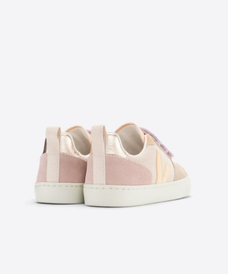 Veja Small V-10 Velcro Suede Multico Sable