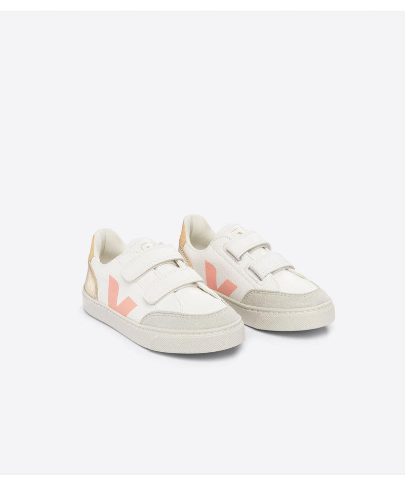 Veja Small V-12 Chromefree White Multico Platine