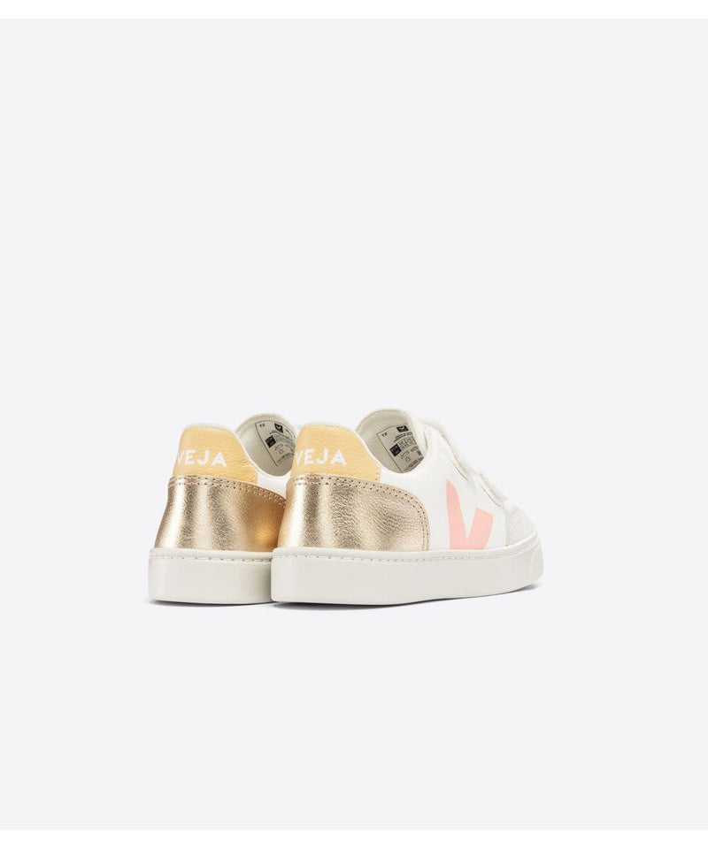Veja Small V-12 Chromefree White Multico Platine