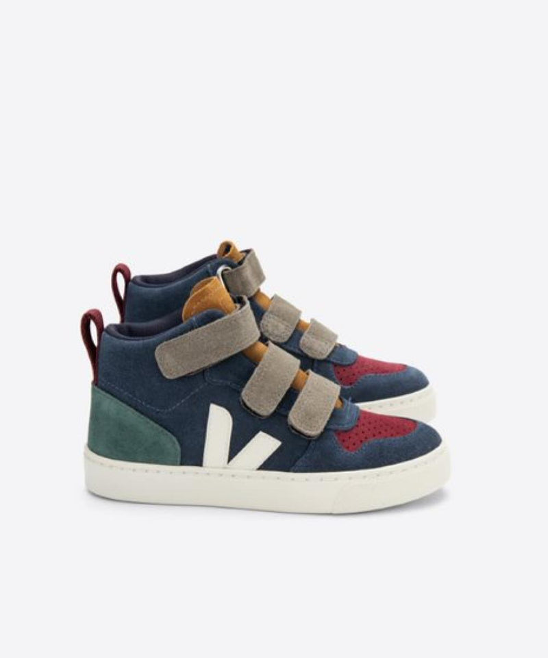 Veja V-10 Mid Velcro Suède Multico Nautico Cyprus