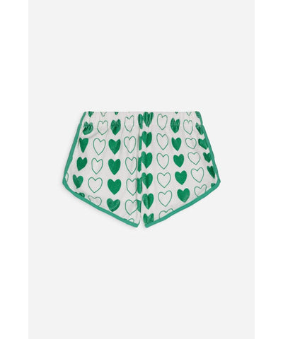 We Are Kids Baby Short Juju Terry Green Hearts